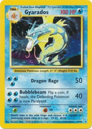 Gyarados (6/102) [Base Set Unlimited] | Exor Games New Glasgow