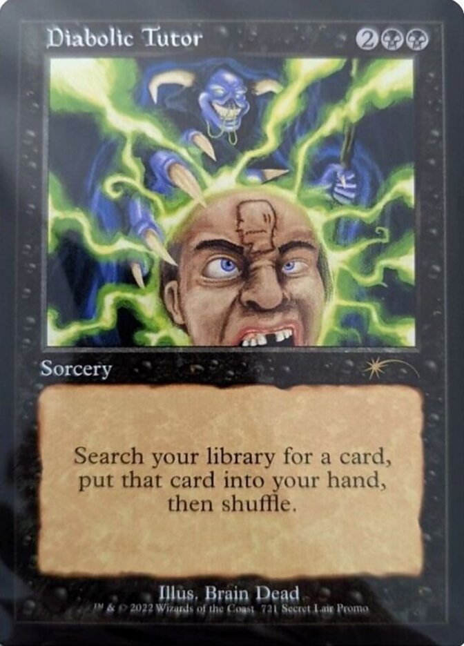 Diabolic Tutor (Retro) [Secret Lair Drop Promos] | Exor Games New Glasgow