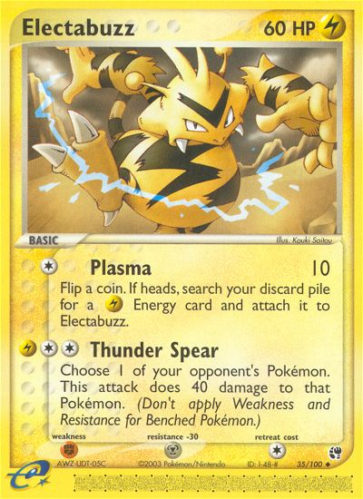 Electabuzz (35/100) [EX: Sandstorm] | Exor Games New Glasgow