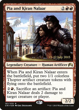 Pia and Kiran Nalaar [Magic Origins Promos] | Exor Games New Glasgow