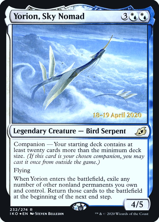 Yorion, Sky Nomad  [Ikoria: Lair of Behemoths Prerelease Promos] | Exor Games New Glasgow