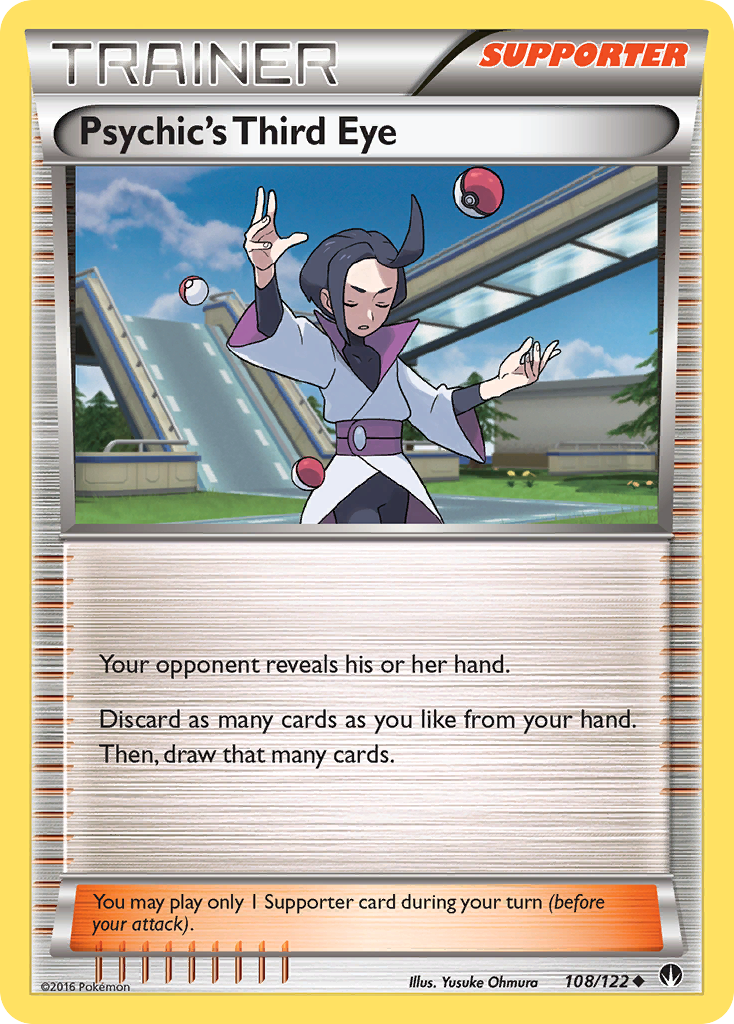 Psychic's Third Eye (108/122) [XY: BREAKpoint] | Exor Games New Glasgow