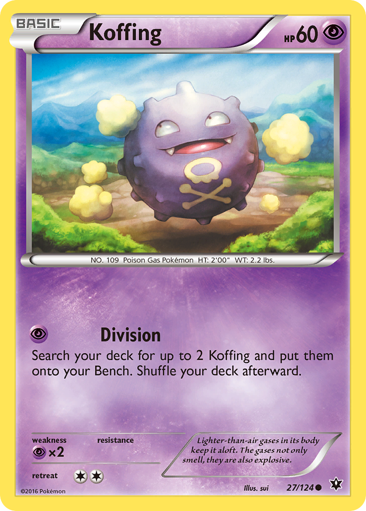 Koffing (27/124) [XY: Fates Collide] | Exor Games New Glasgow