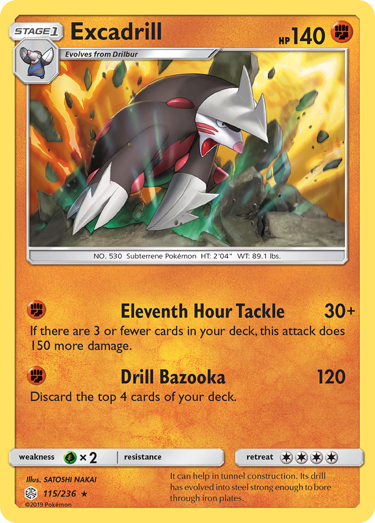 Excadrill (115/236) [Sun & Moon: Cosmic Eclipse] | Exor Games New Glasgow