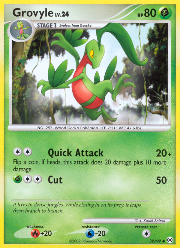 Grovyle (39/99) [Platinum: Arceus] | Exor Games New Glasgow