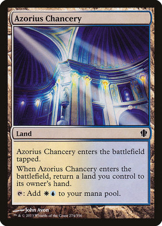 Azorius Chancery [Commander 2013] | Exor Games New Glasgow