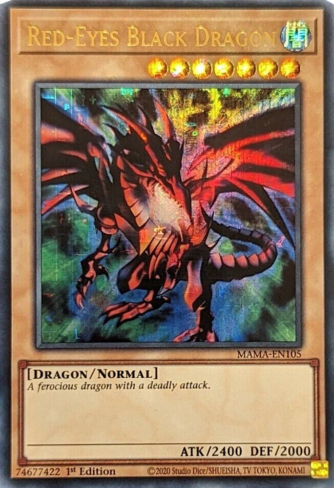 Red-Eyes Black Dragon [MAMA-EN105] Ultra Pharaoh's Rare | Exor Games New Glasgow