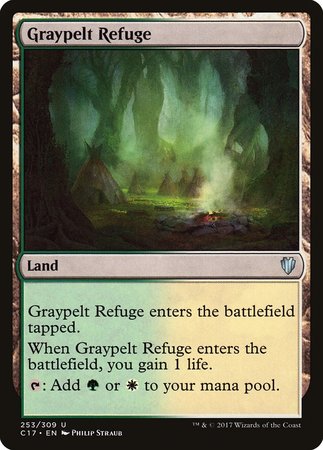 Graypelt Refuge [Commander 2017] | Exor Games New Glasgow