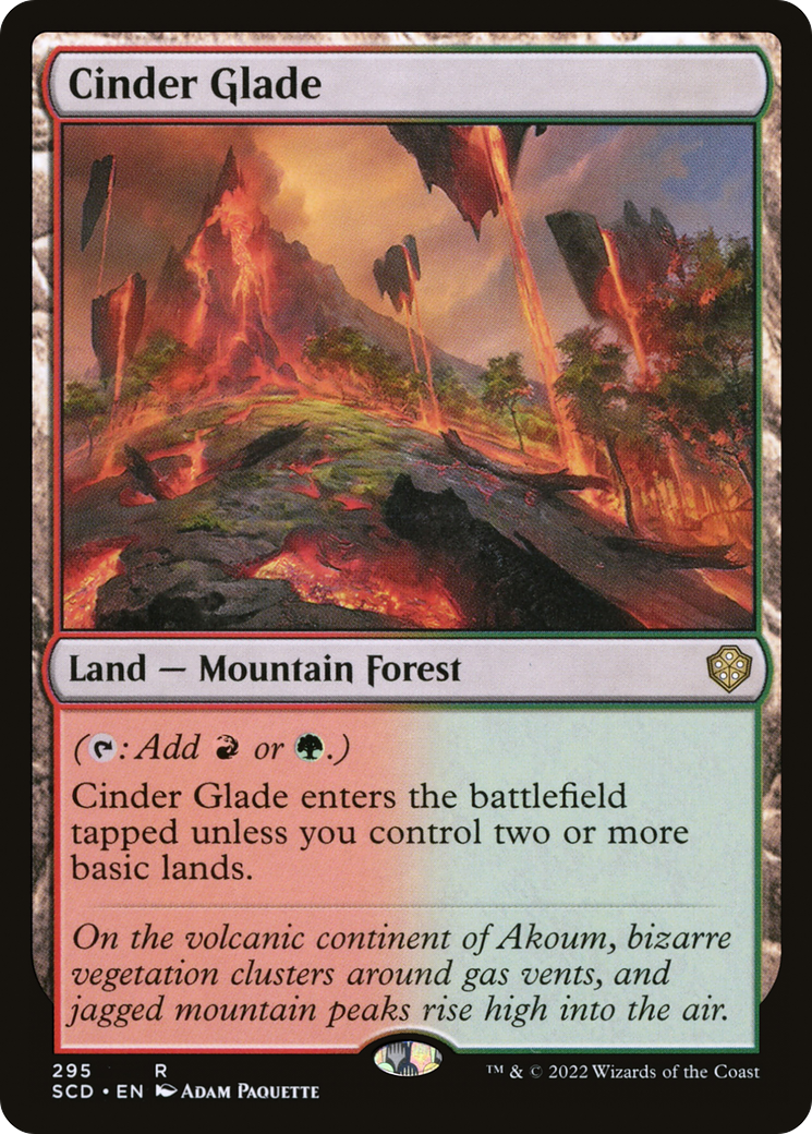 Cinder Glade [Starter Commander Decks] | Exor Games New Glasgow