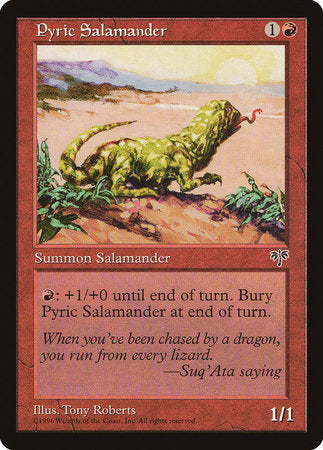 Pyric Salamander [Mirage] | Exor Games New Glasgow