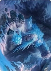 Icehide Troll Art Card [Kaldheim: Art Series] | Exor Games New Glasgow