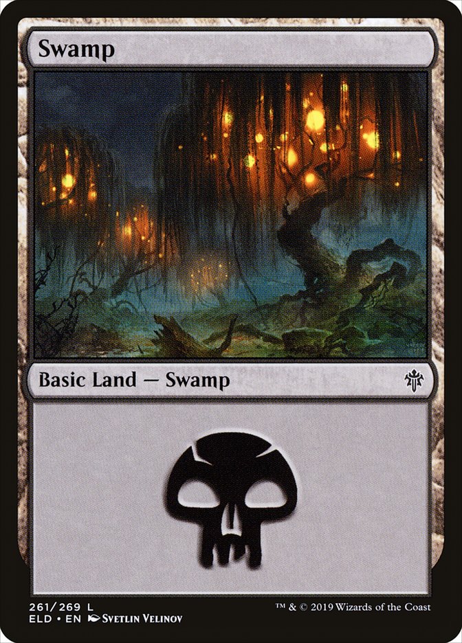 Swamp (261) [Throne of Eldraine] | Exor Games New Glasgow