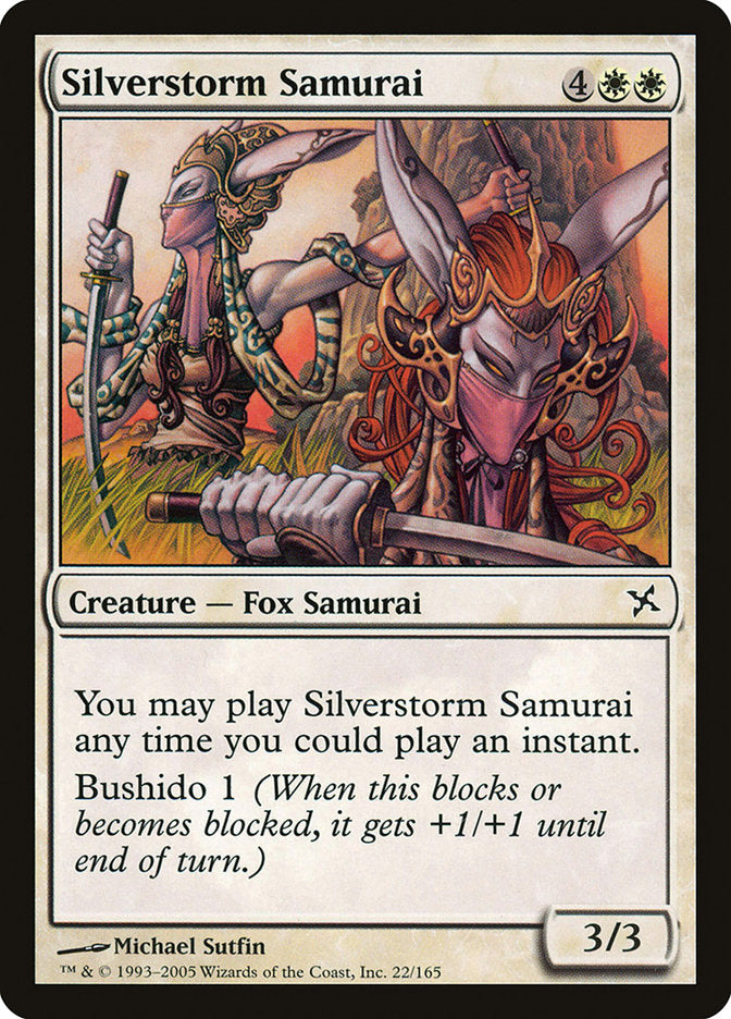 Silverstorm Samurai [Betrayers of Kamigawa] | Exor Games New Glasgow