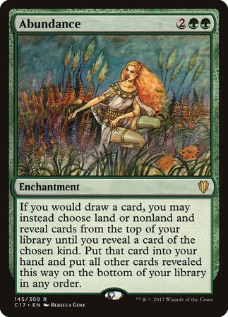 Abundance [Commander 2017] | Exor Games New Glasgow