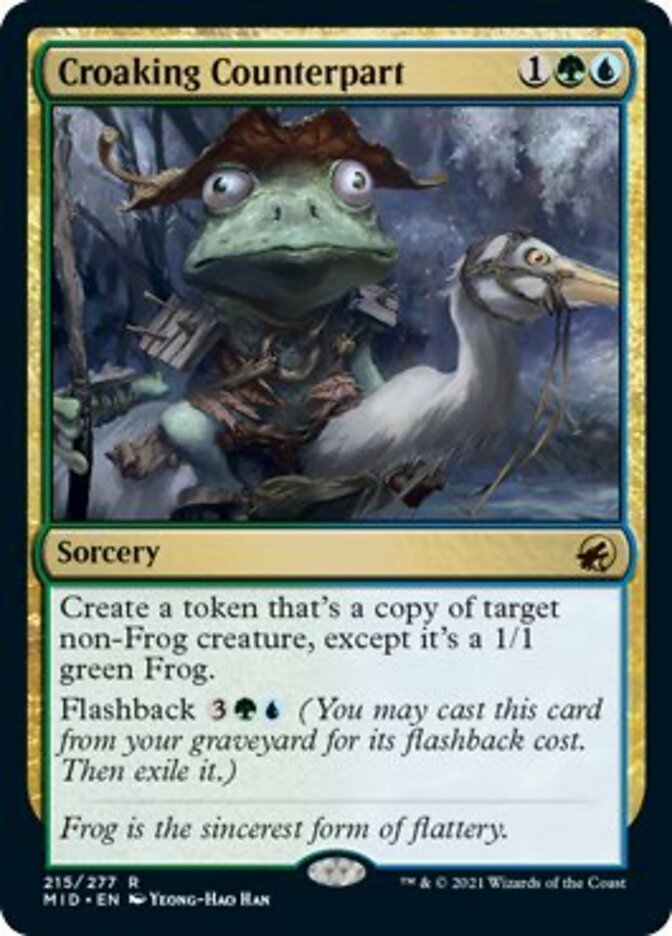 Croaking Counterpart [Innistrad: Midnight Hunt] | Exor Games New Glasgow