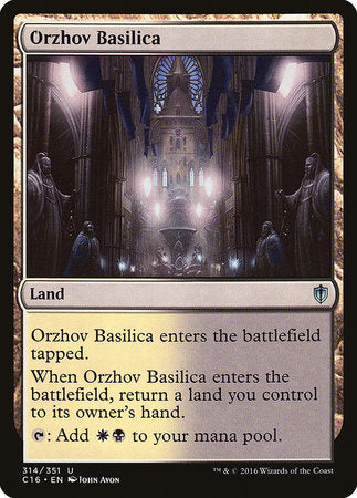 Orzhov Basilica [Commander 2016] | Exor Games New Glasgow