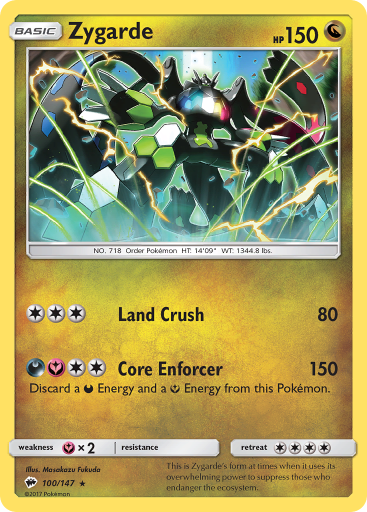 Zygarde (100/147) [Sun & Moon: Burning Shadows] | Exor Games New Glasgow