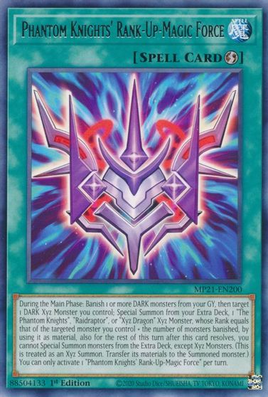 Phantom Knights' Rank-Up-Magic Force [MP21-EN200] Rare | Exor Games New Glasgow