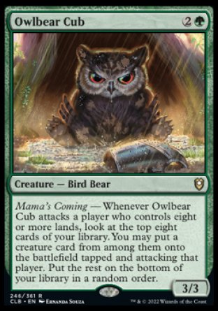 Owlbear Cub [Commander Legends: Battle for Baldur's Gate] | Exor Games New Glasgow