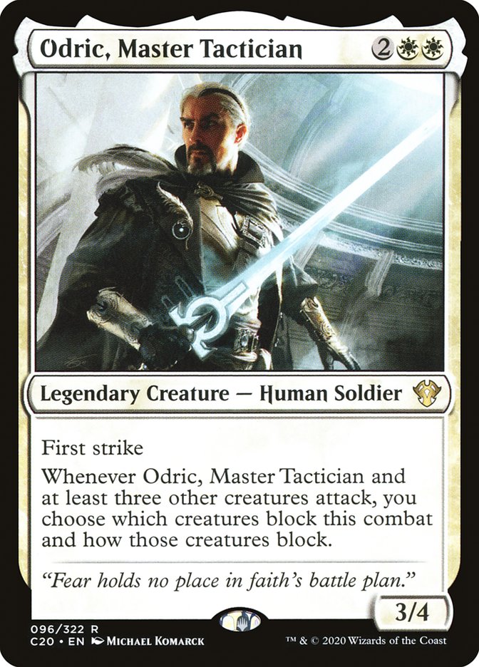 Odric, Master Tactician [Commander 2020] | Exor Games New Glasgow