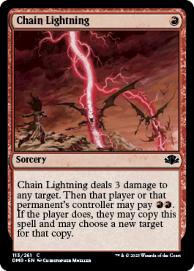 Chain Lightning [Dominaria Remastered] | Exor Games New Glasgow