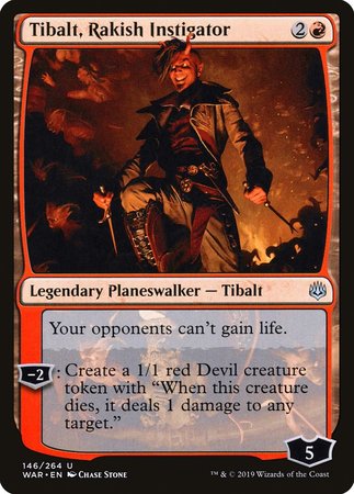 Tibalt, Rakish Instigator [War of the Spark] | Exor Games New Glasgow