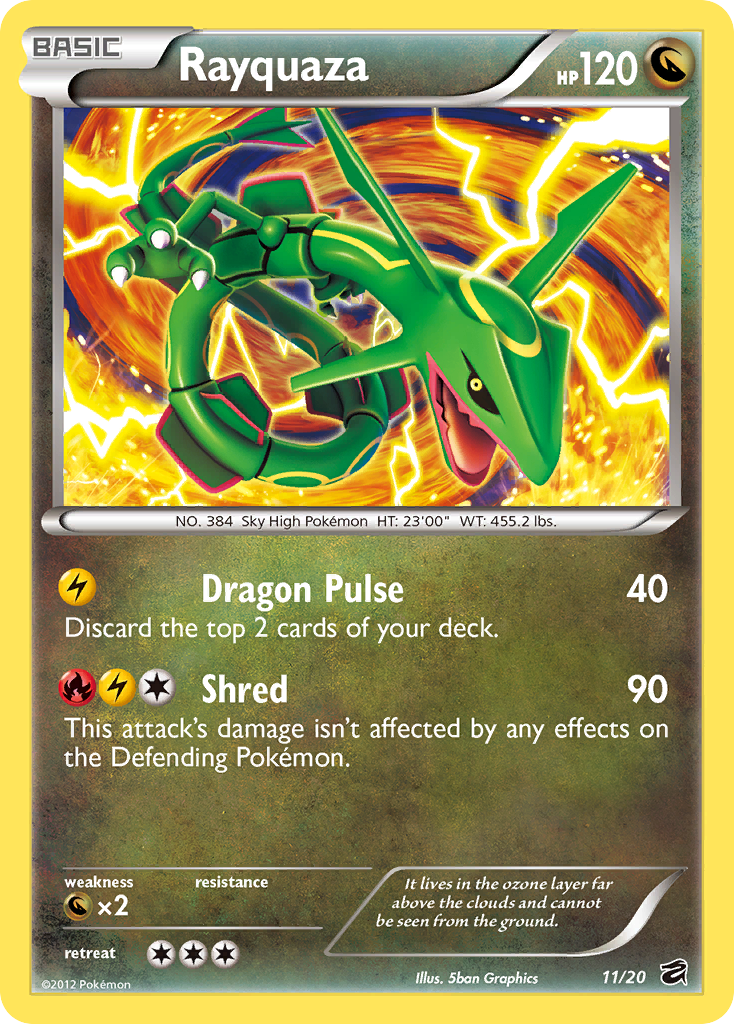 Rayquaza (11/20) [Black & White: Dragon Vault] | Exor Games New Glasgow