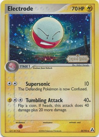 Electrode (32/92) (Stamped) [EX: Legend Maker] | Exor Games New Glasgow