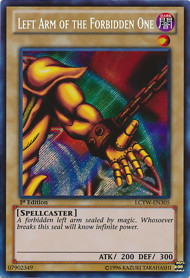 Left Arm of the Forbidden One [LCYW-EN305] Secret Rare | Exor Games New Glasgow