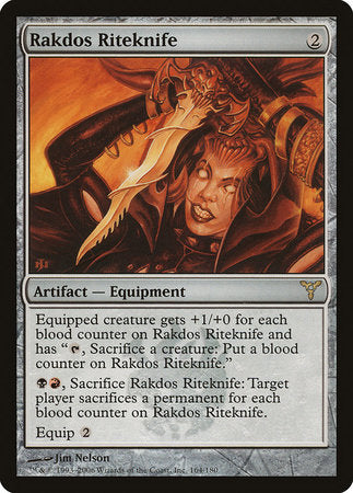 Rakdos Riteknife [Dissension] | Exor Games New Glasgow