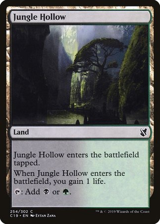 Jungle Hollow [Commander 2019] | Exor Games New Glasgow