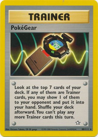 PokeGear (88/111) [Neo Genesis Unlimited] | Exor Games New Glasgow