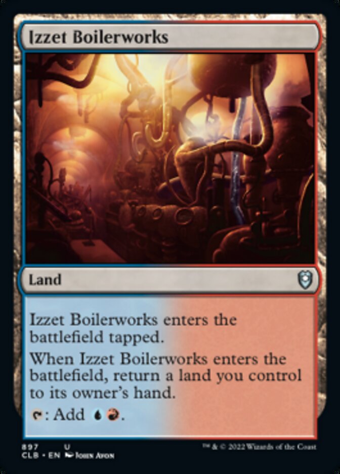 Izzet Boilerworks [Commander Legends: Battle for Baldur's Gate] | Exor Games New Glasgow