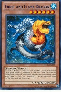 Frost and Flame Dragon (Blue) [DL15-EN005] Rare | Exor Games New Glasgow