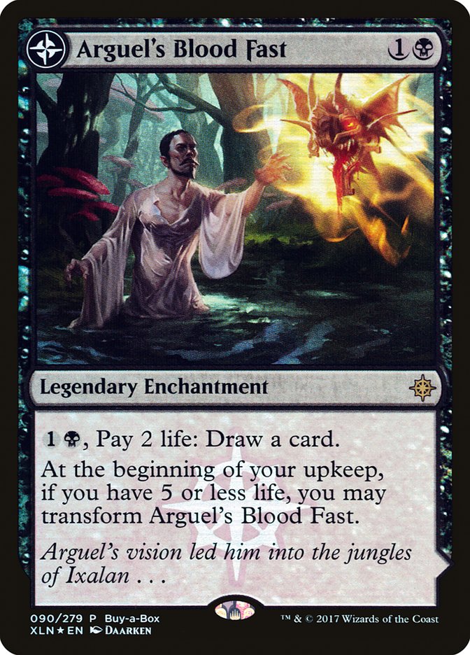 Arguel's Blood Fast // Temple of Aclazotz (Buy-A-Box) [Ixalan Treasure Chest] | Exor Games New Glasgow