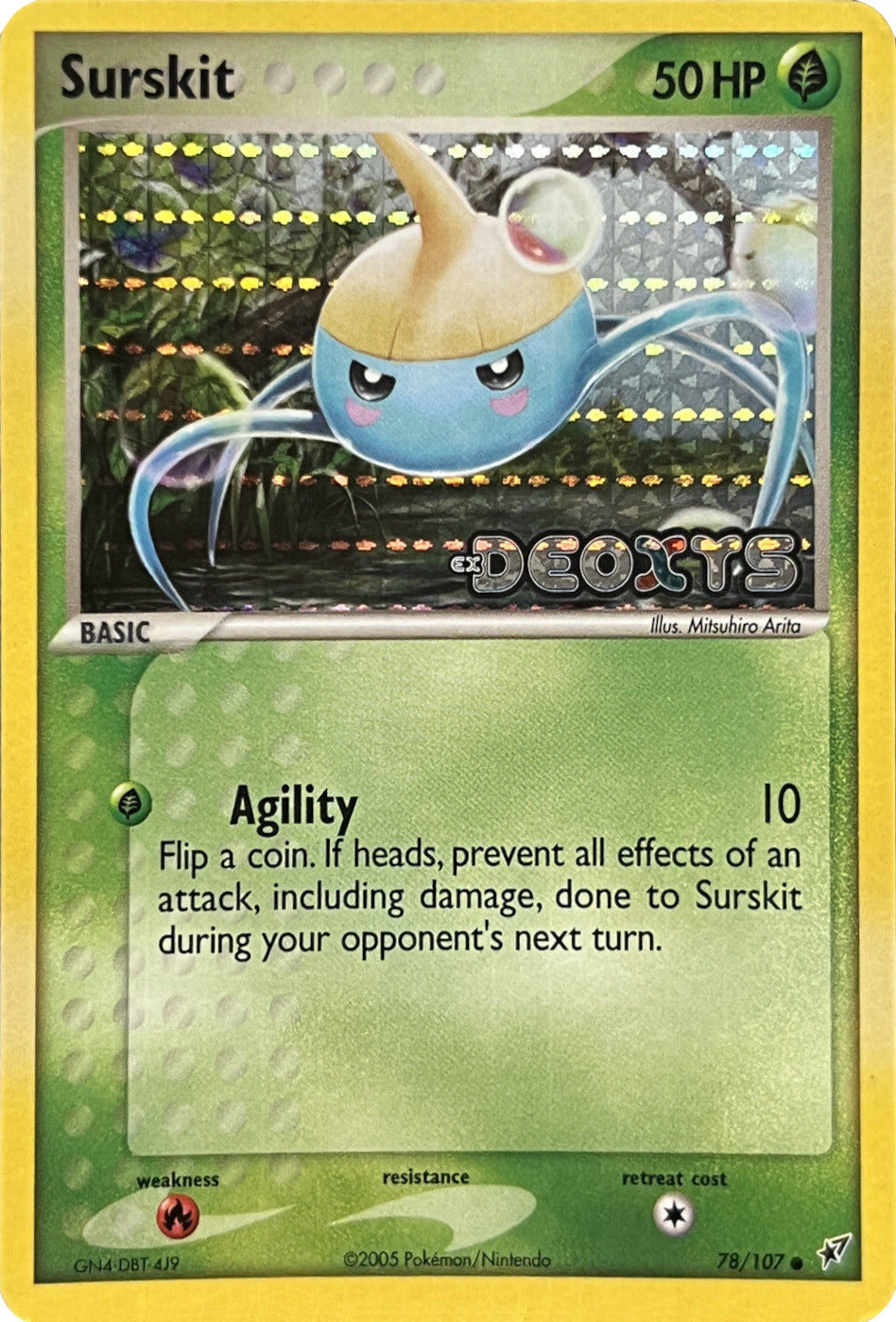 Surskit (78/107) (Stamped) [EX: Deoxys] | Exor Games New Glasgow