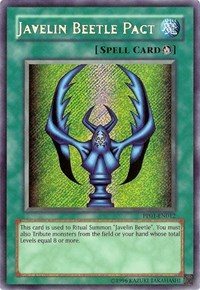 Javelin Beetle Pact [PP01-EN012] Secret Rare | Exor Games New Glasgow