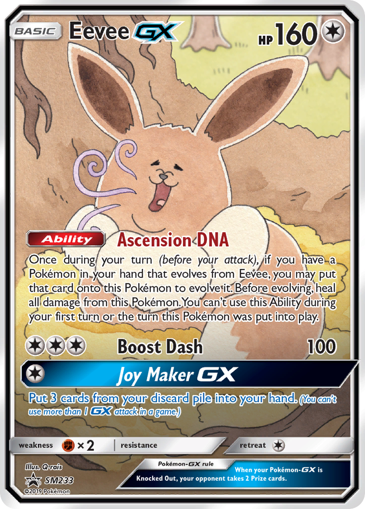 Eevee GX (SM233) [Sun & Moon: Black Star Promos] | Exor Games New Glasgow