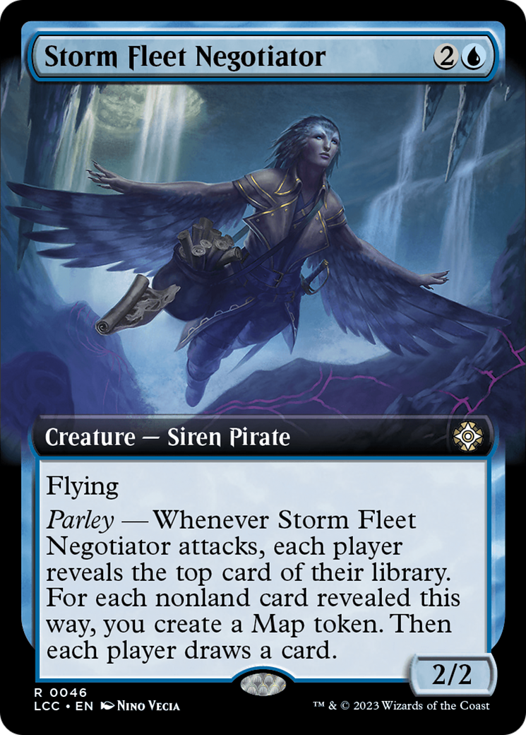 Storm Fleet Negotiator (Extended Art) [The Lost Caverns of Ixalan Commander] | Exor Games New Glasgow