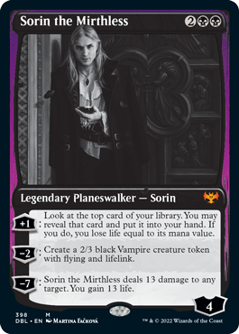 Sorin the Mirthless [Innistrad: Double Feature] | Exor Games New Glasgow