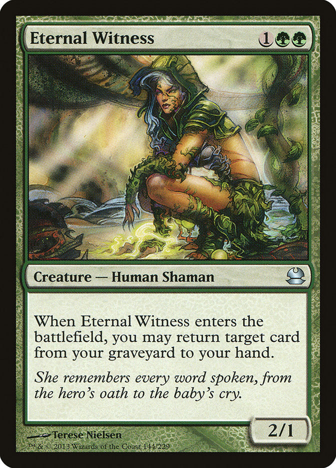 Eternal Witness [Modern Masters] | Exor Games New Glasgow