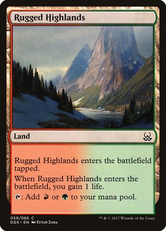 Rugged Highlands [Duel Decks: Mind vs. Might] | Exor Games New Glasgow