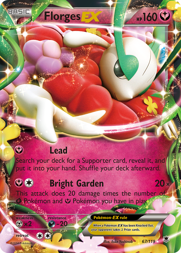 Florges EX (67/119) [XY: Phantom Forces] | Exor Games New Glasgow