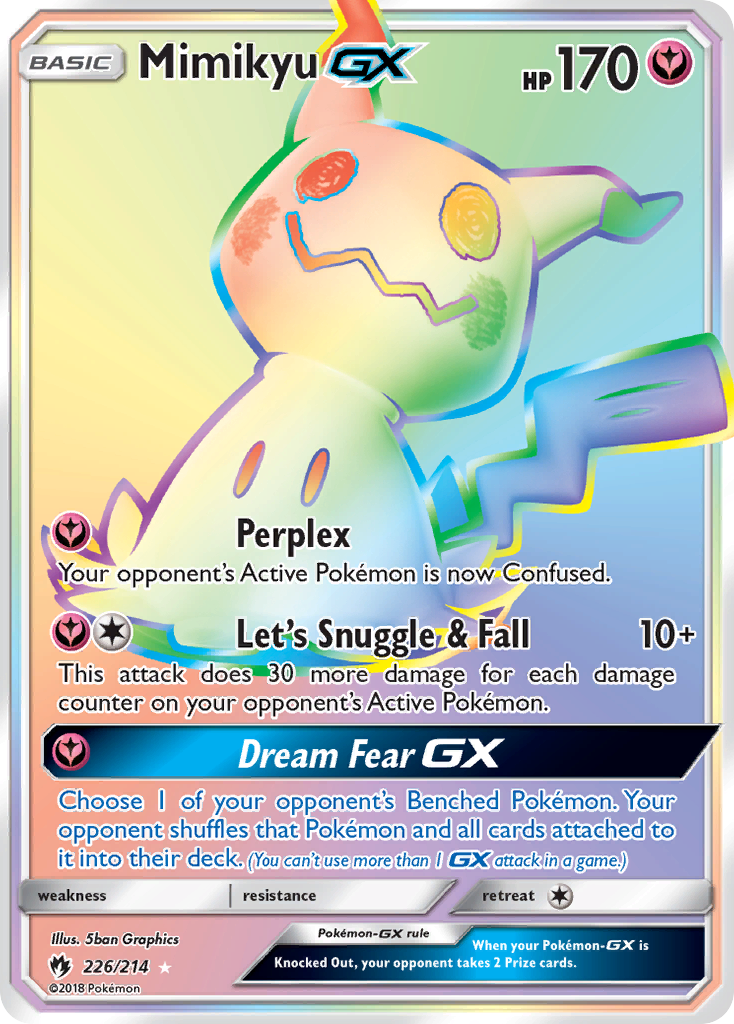 Mimikyu GX (226/214) [Sun & Moon: Lost Thunder] | Exor Games New Glasgow