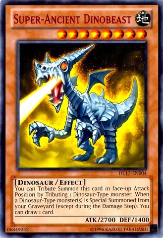 Super-Ancient Dinobeast (Red) [DL17-EN004] Rare | Exor Games New Glasgow