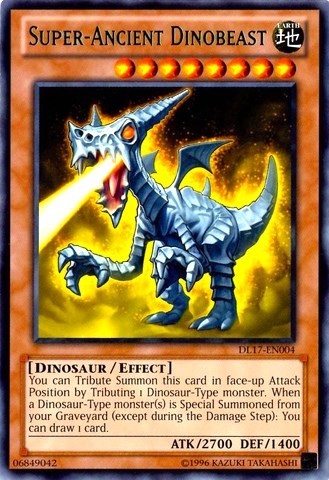 Super-Ancient Dinobeast (Green) [DL17-EN004] Rare | Exor Games New Glasgow