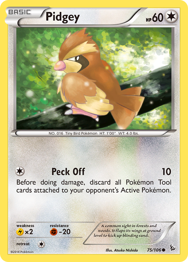 Pidgey (75/106) [XY: Flashfire] | Exor Games New Glasgow