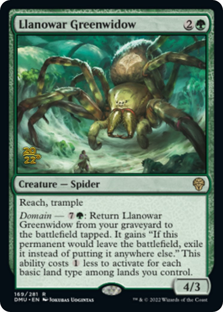 Llanowar Greenwidow [Dominaria United Prerelease Promos] | Exor Games New Glasgow