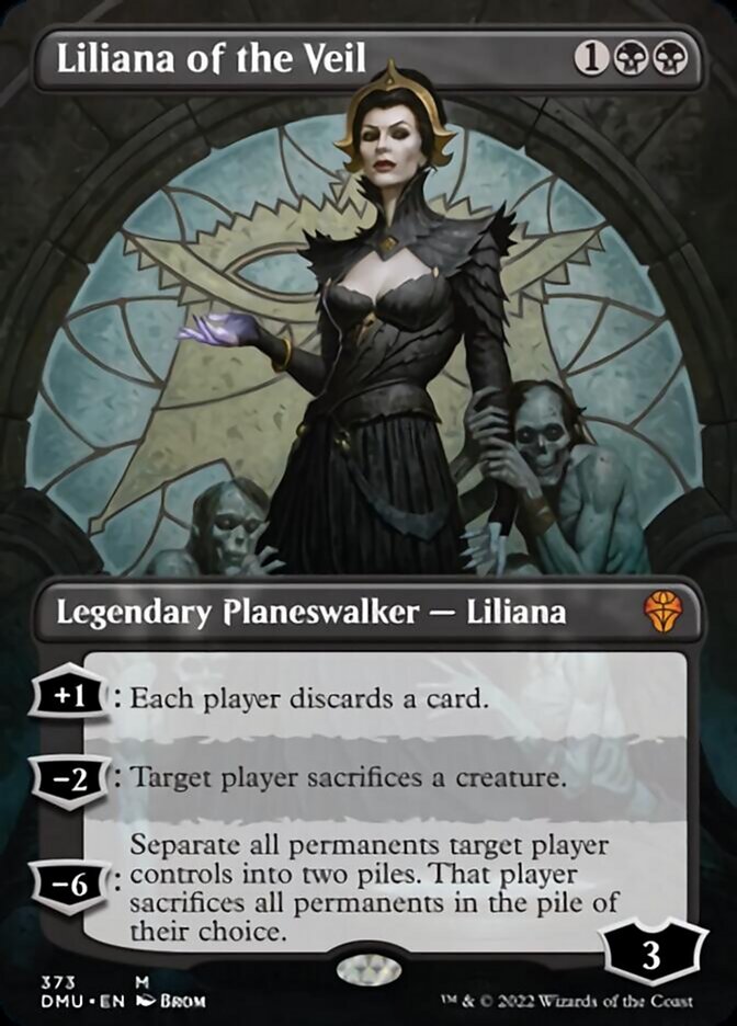 Liliana of the Veil (Borderless) [Dominaria United] | Exor Games New Glasgow