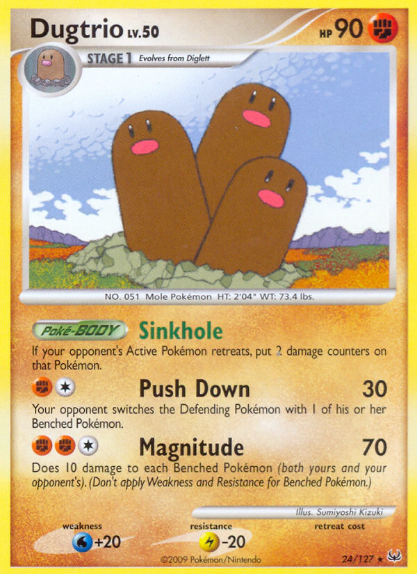 Dugtrio (24/127) [Platinum: Base Set] | Exor Games New Glasgow